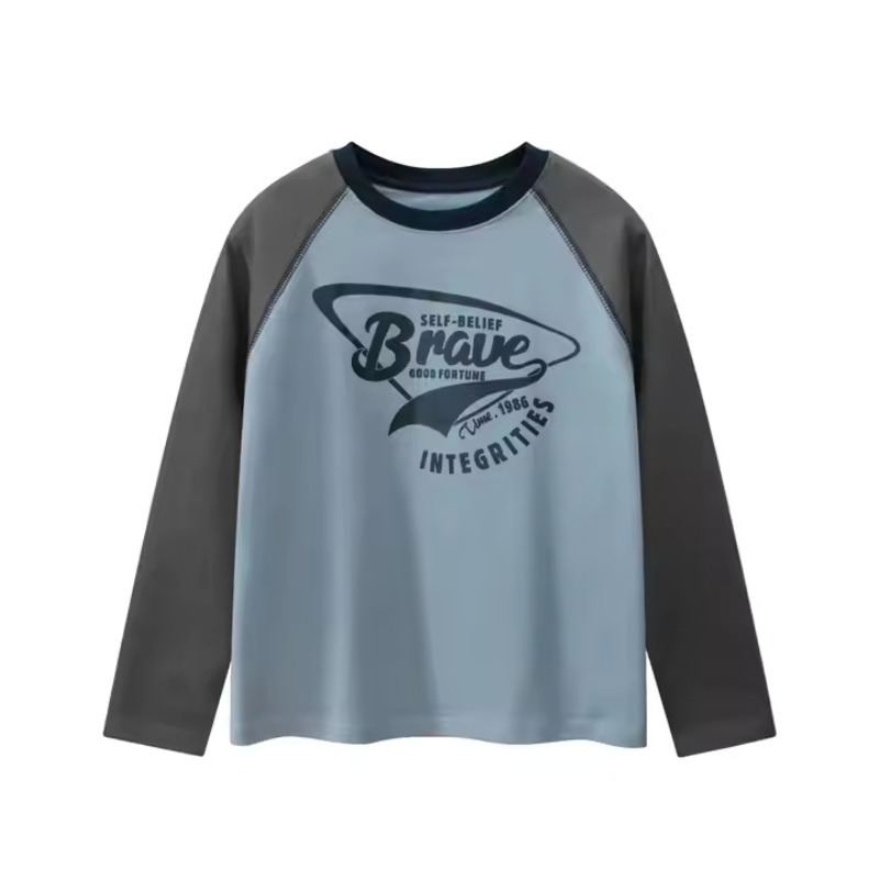 Kid Boys Brave Print Full Sleeve T-Shirts • Shop Online in Nepal at Maayus.com
