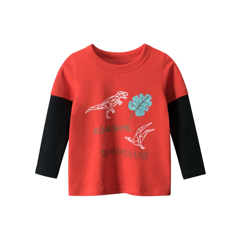 Kids Boy Dino Print Full Sleeve T-Shirts • Shop Online in Nepal at Maayus.com