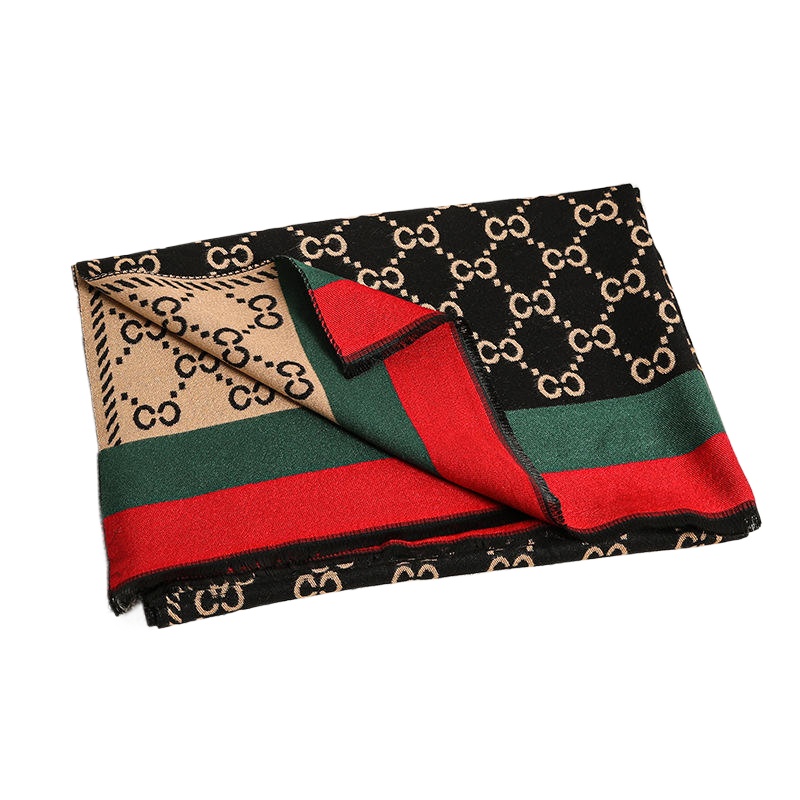 Stylish Trending Printed Double-sided Premium Shawl / Winter Scarf /GG Scarf