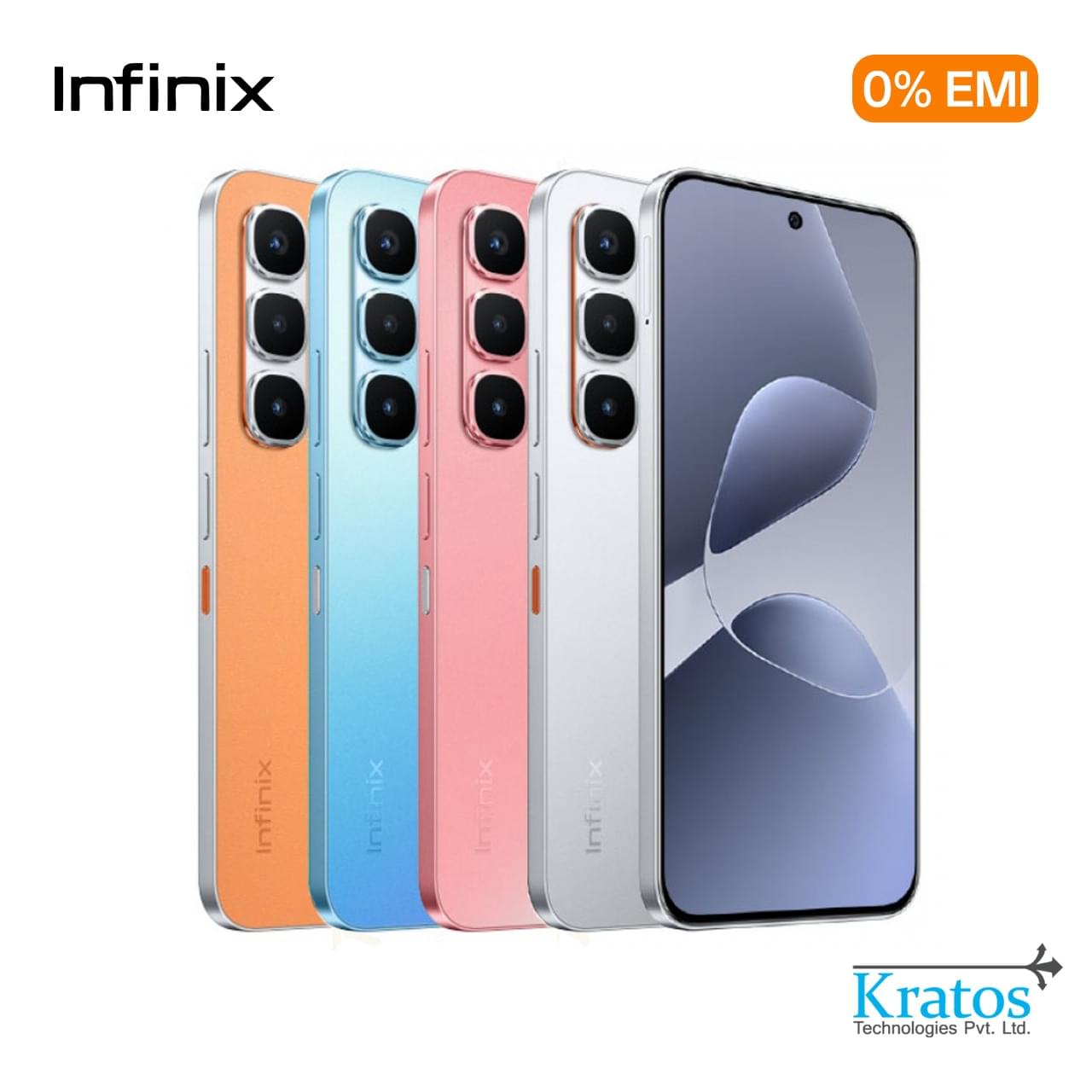Infinix HOT 60Pro | 8GB+128GB | 6.78" AMOLED Display | MediaTek Helio G200 | 5160 mAh Battery |